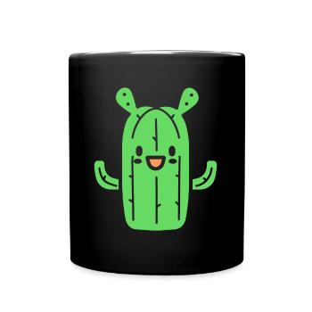 Cactus - Mug uni - noir - Devant