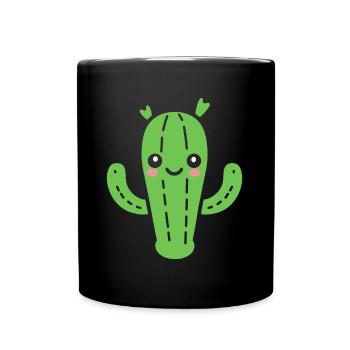 Cactus - Mug uni - noir - Devant
