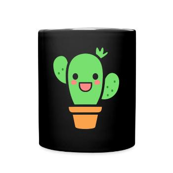 Cactus - Mug uni - noir - Devant