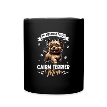 Cairn Terrier Mom - Full Colour Mug - black - Front