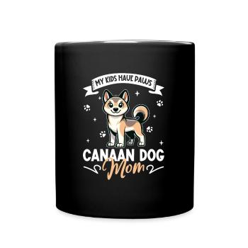 Canaan Chien Maman - Mug uni - noir - Devant