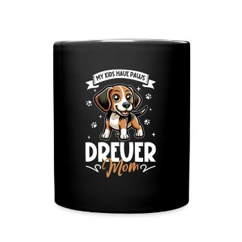 Drever Mama - Tasse einfarbig - Schwarz - Vorne