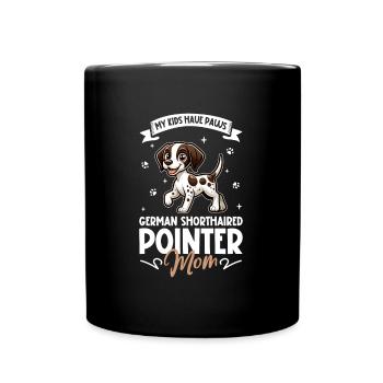 German Shorthair Mom - Full Colour Mug - black - Front