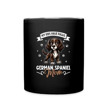 German Quail Dog Mom - Full Colour Mug - black - Front