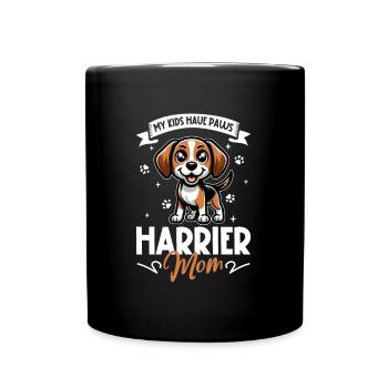 Harrier Mama - Tasse einfarbig - Schwarz - Vorne