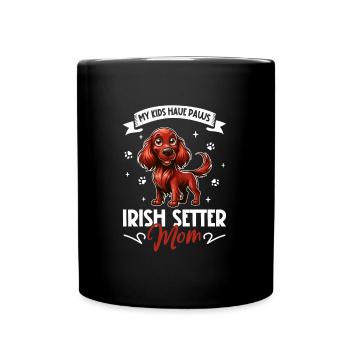 Irish Red Setter Mom - Full Colour Mug - black - Front