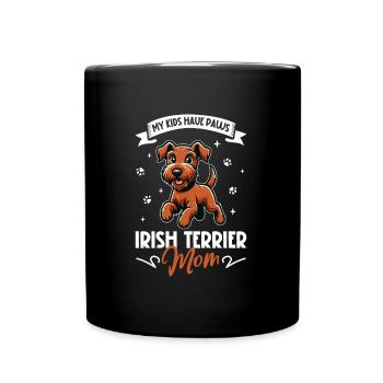 Irish Terrier Mom - Full Colour Mug - black - Front