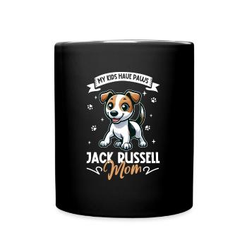 Maman Jack Russell Terrier - Mug uni - noir - Devant