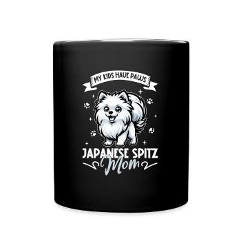 Maman Spitz Japon - Mug uni - noir - Devant