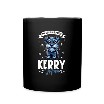 Kerry Blue Terrier Mama - Tasse einfarbig - Schwarz - Vorne