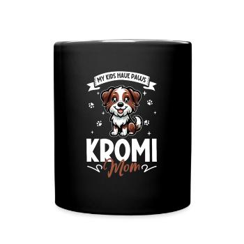 Kromfohrländer Mama - Tasse einfarbig - Schwarz - Vorne