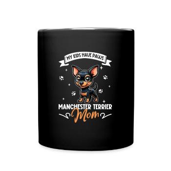 Manchester Terrier Mom - Full Colour Mug - black - Front