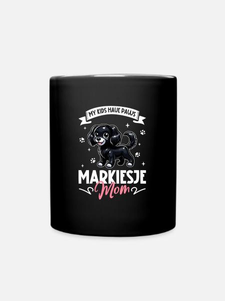 Markiesje Mama - Tasse einfarbig - Schwarz