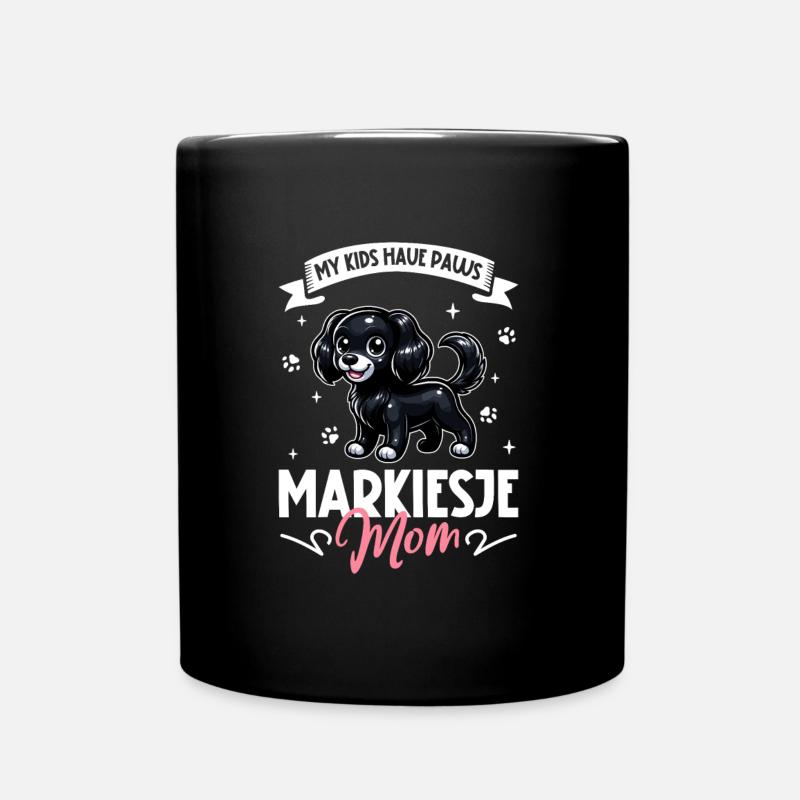 Markiesje Mama - Tasse einfarbig - Schwarz