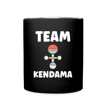 Kendama - Tasse einfarbig - Schwarz - Vorne