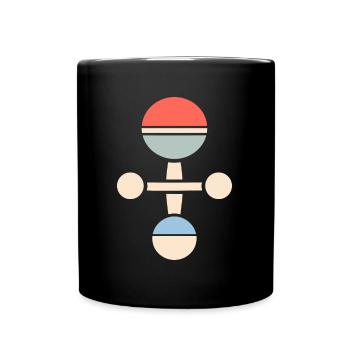 Kendama - Tasse einfarbig - Schwarz - Vorne