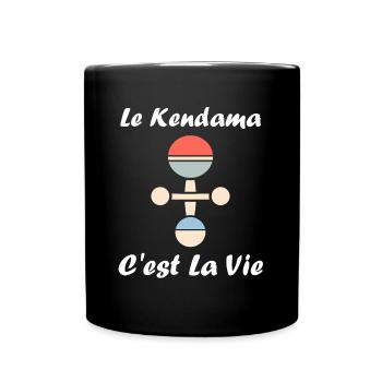 Kendama - Tasse einfarbig - Schwarz - Vorne