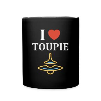Kendama - Tasse einfarbig - Schwarz - Vorne