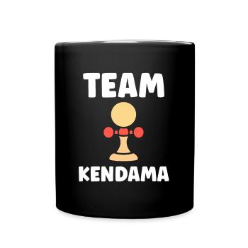 Kendama - Tasse einfarbig - Schwarz - Vorne