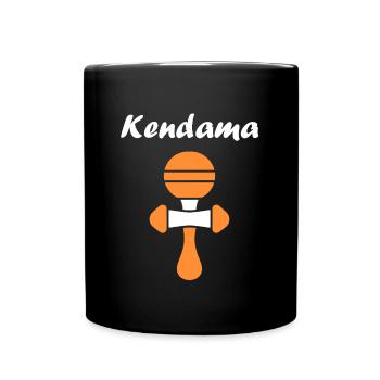 Kendama - Tasse einfarbig - Schwarz - Vorne