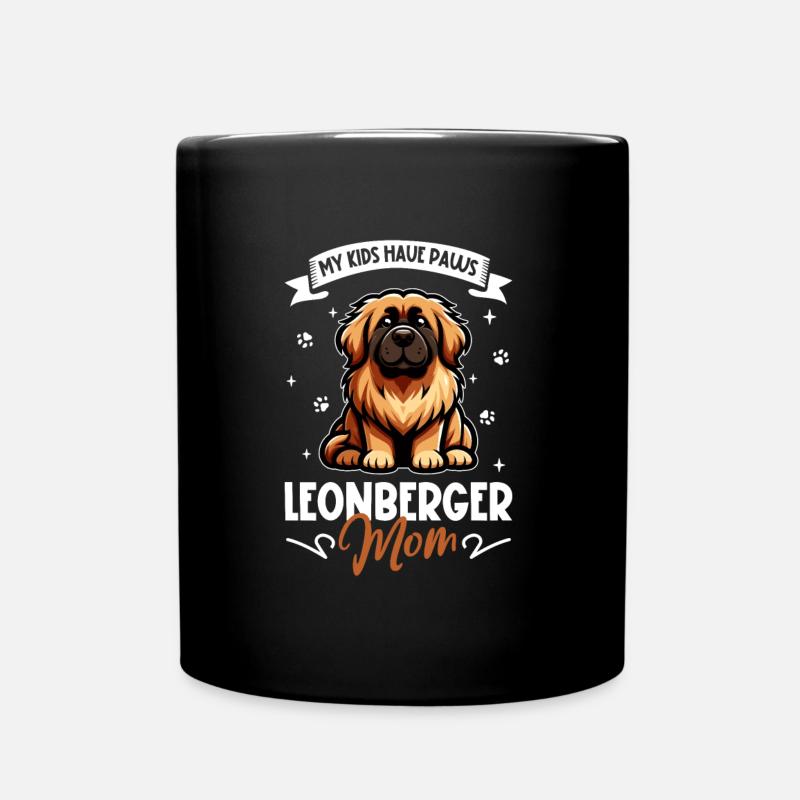 Leonberger Mama - Tasse einfarbig - Schwarz