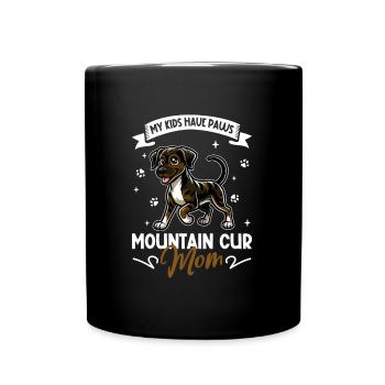 Mountain Cur Mama - Tasse einfarbig - Schwarz - Vorne