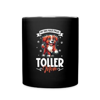 Nova Scotia Duck Tolling Retriever Mama - Tasse einfarbig - Schwarz - Vorne