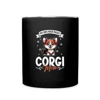 Welsh Corgi Pembroke Mom - Full Colour Mug - black - Front