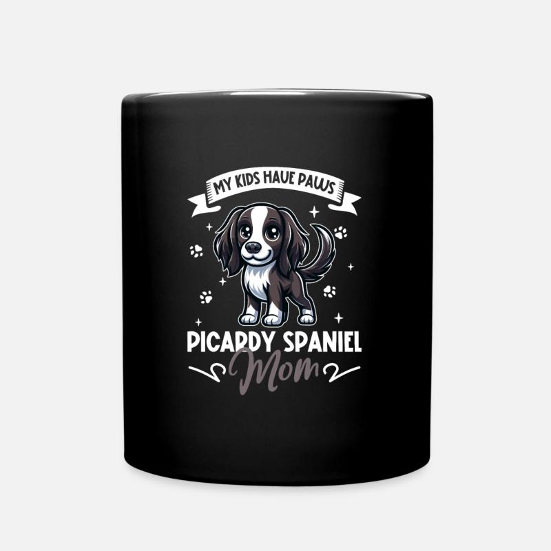 Epagneul Picard Mama - Mug uni - noir