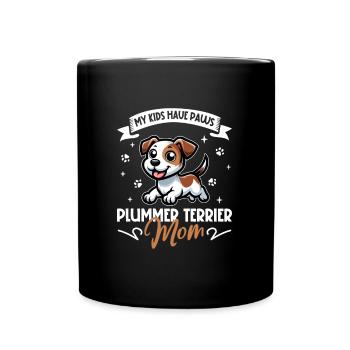 Plummer Terrier Mom - Full Colour Mug - black - Front