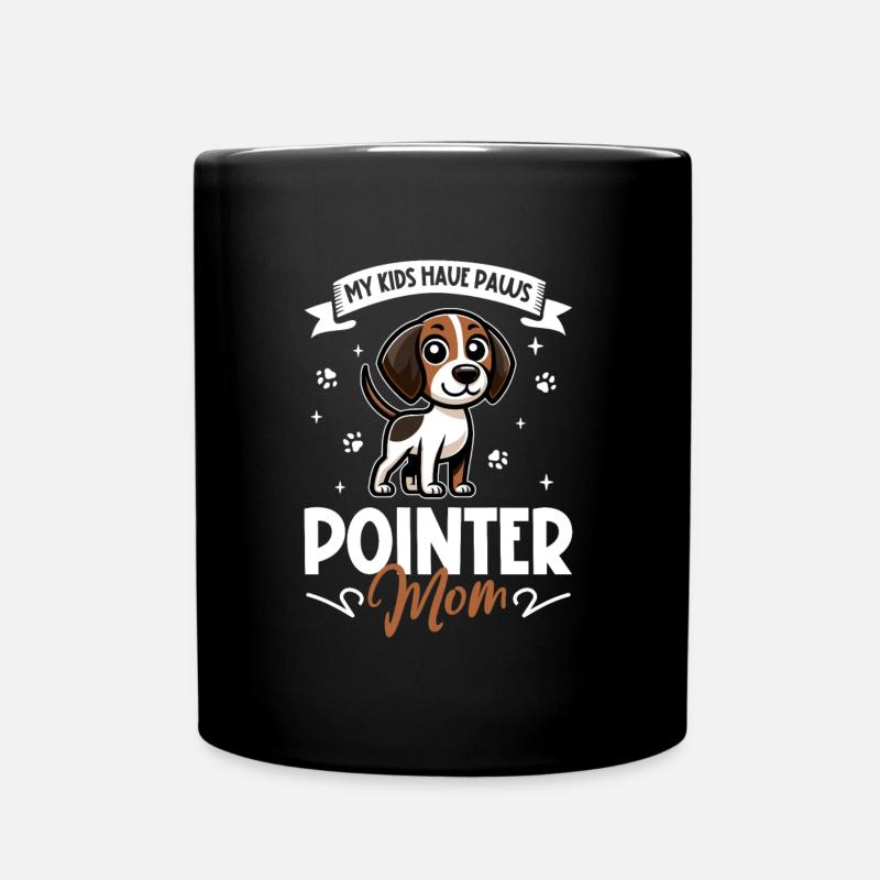 English Pointer Mama - Tasse einfarbig - Schwarz