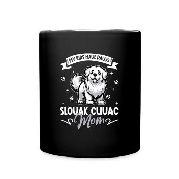 Slovensky cuvac mom - Full Colour Mug - black - Front