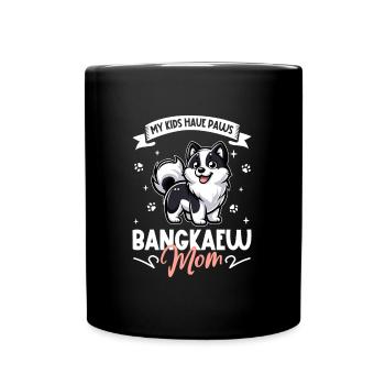 Thai Bangkaew Dog Mama - Tasse einfarbig - Schwarz - Vorne