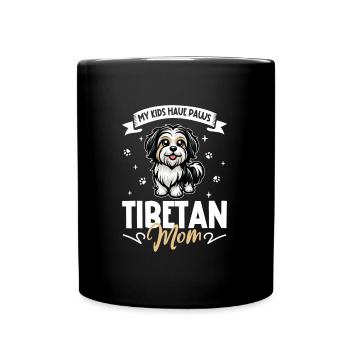 Tibetan Terrier Mom - Full Colour Mug - black - Front