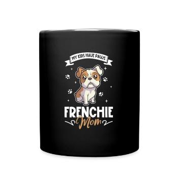 French Bulldog Mom - Full Colour Mug - black - Front