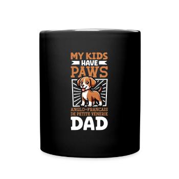 Anglo-Français de Petite Vénerie Papa - Tasse einfarbig - Schwarz - Vorne
