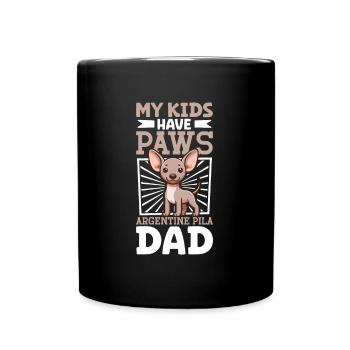 Argentine Pila Papa - Mug uni - noir - Devant
