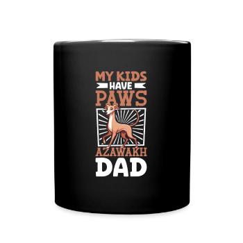 Papa Azawakh - Mug uni - noir - Devant