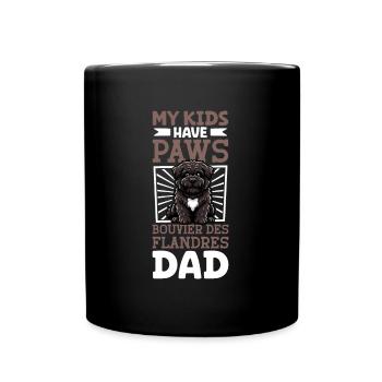 Bouvier des Flandres Papa - Full Colour Mug - black - Front