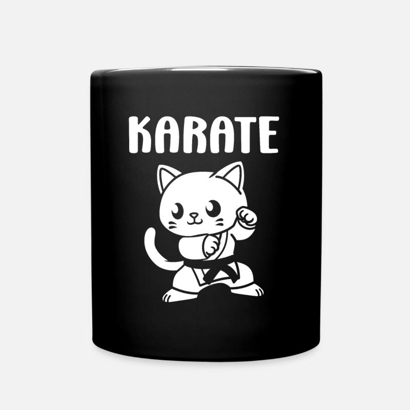 karate - Full Colour Mug - black