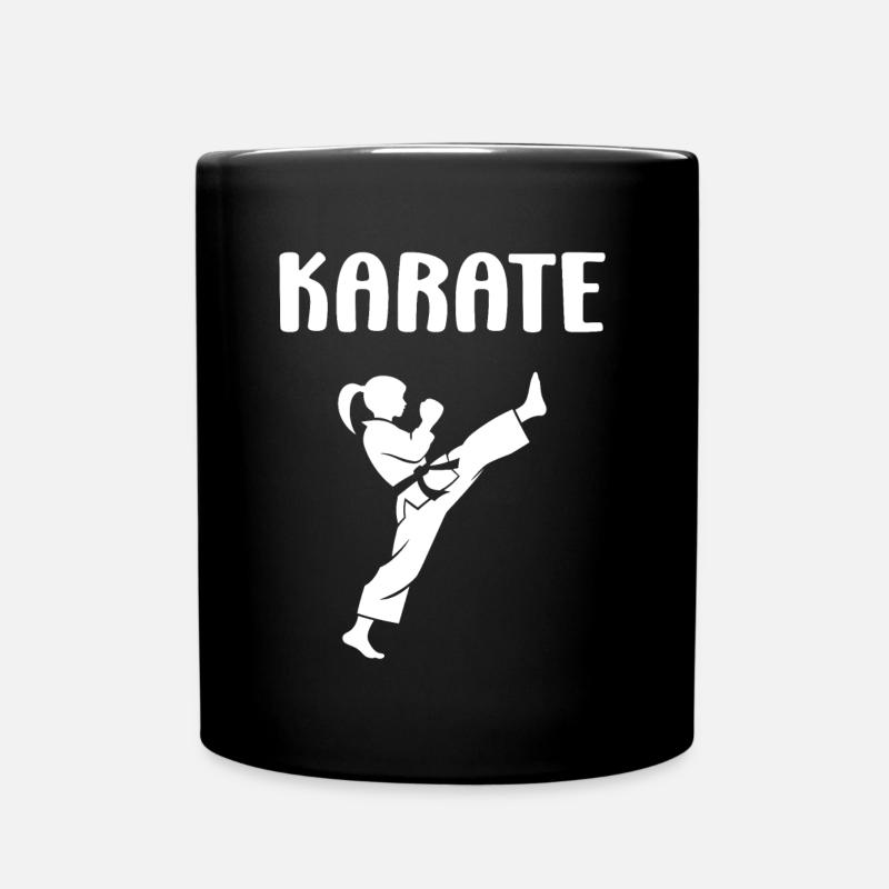 karate - Full Colour Mug - black