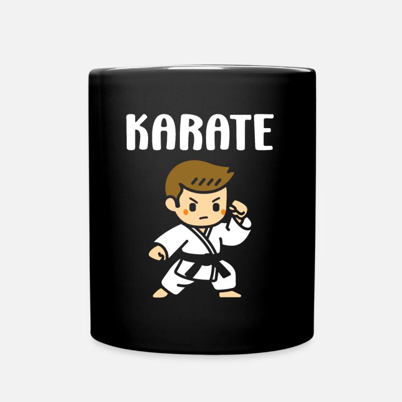 karate - Mug uni - noir