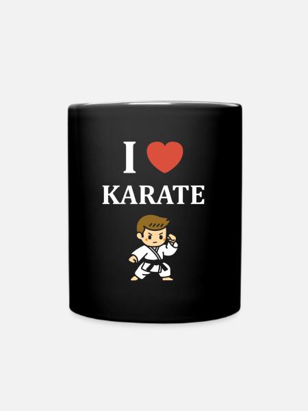 karate - Mug uni - noir