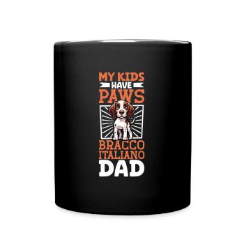 Bracco Italiano Papa - Mug uni - noir - Devant