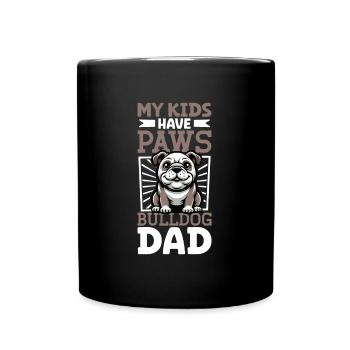 Bulldog Dad - Full Colour Mug - black - Front