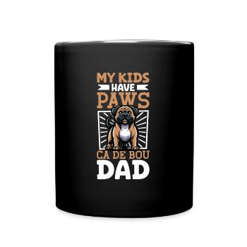 Ca de Bou Papa - Tasse einfarbig - Schwarz - Vorne
