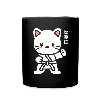 karate - Mug uni - noir - Devant
