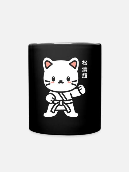 Karate - Tasse einfarbig - Schwarz