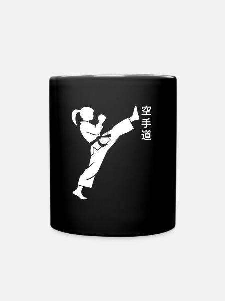 karate - Mug uni - noir