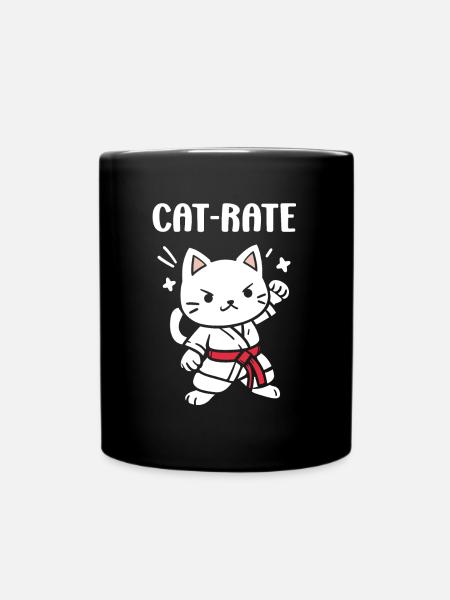karate - Mug uni - noir